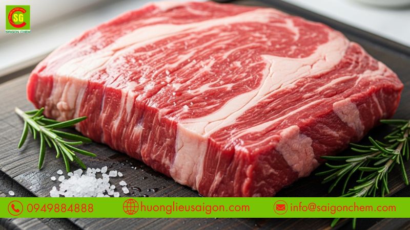 Hương thịt bò được dùng trong chế biến nhờ tạo mùi thơm đặc trưng