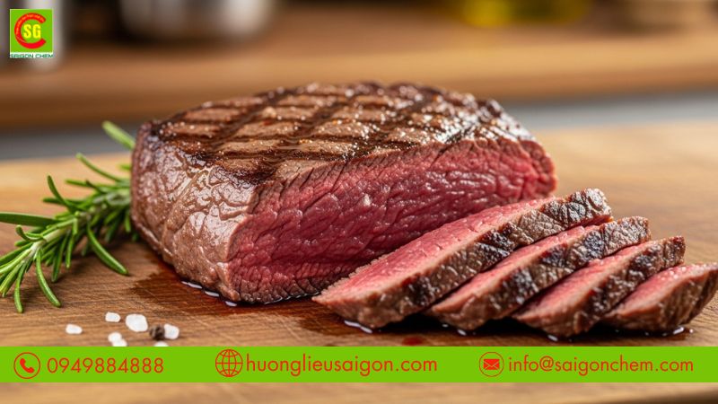Hương thịt bò ứng dụng trong nhiều loại thực phẩm