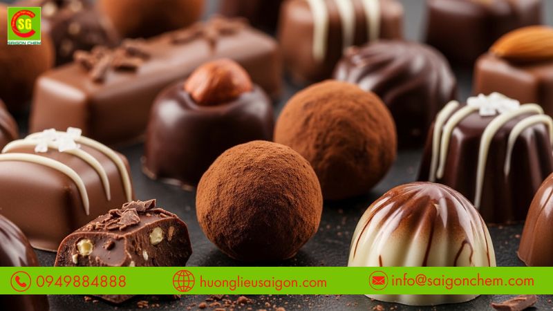 Ứng dụng hương socola trong c&aacute;c nh&oacute;m thực phẩm kh&aacute;c nhau